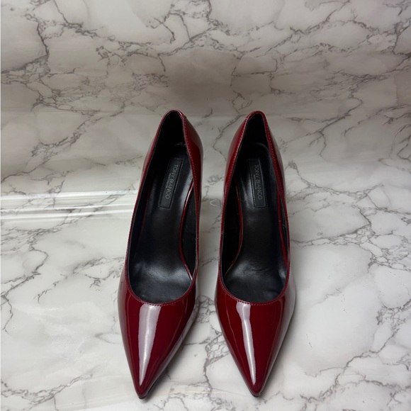 Women’s Toni Bianco Anja Bordeaux Patent US Size 8,5 - Picture 7 of 16